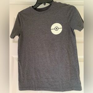 Pokémon Gray T-Shirt with Poké Ball Design, Youth 10/12